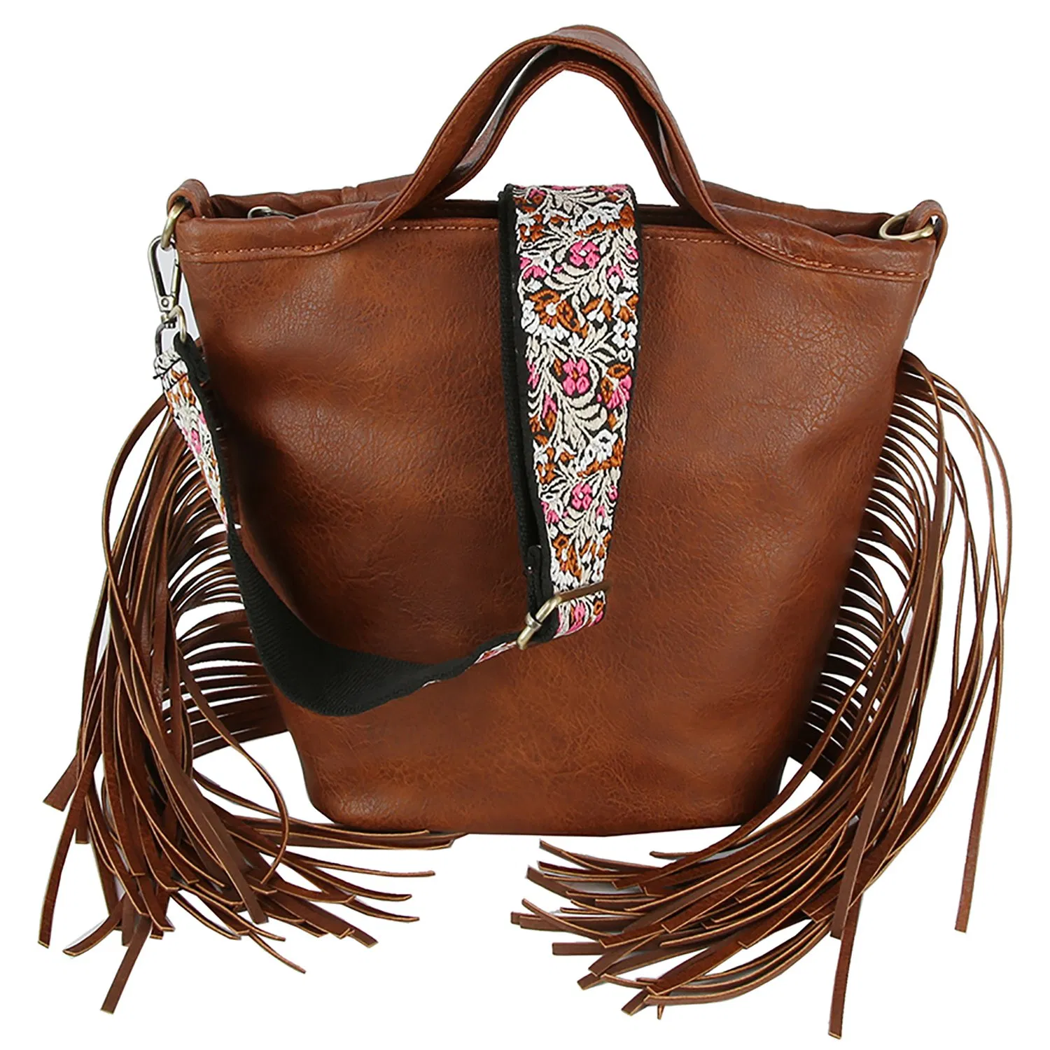 Bolsa Transversal de Estilo Fashion Fringe para Uso Diário Elegante