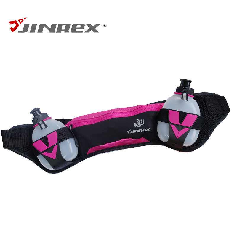 Bolsa de Cintura para Esportes ao Ar Livre em LDPE com Suporte para Hidratação e Dois Porta-Botões