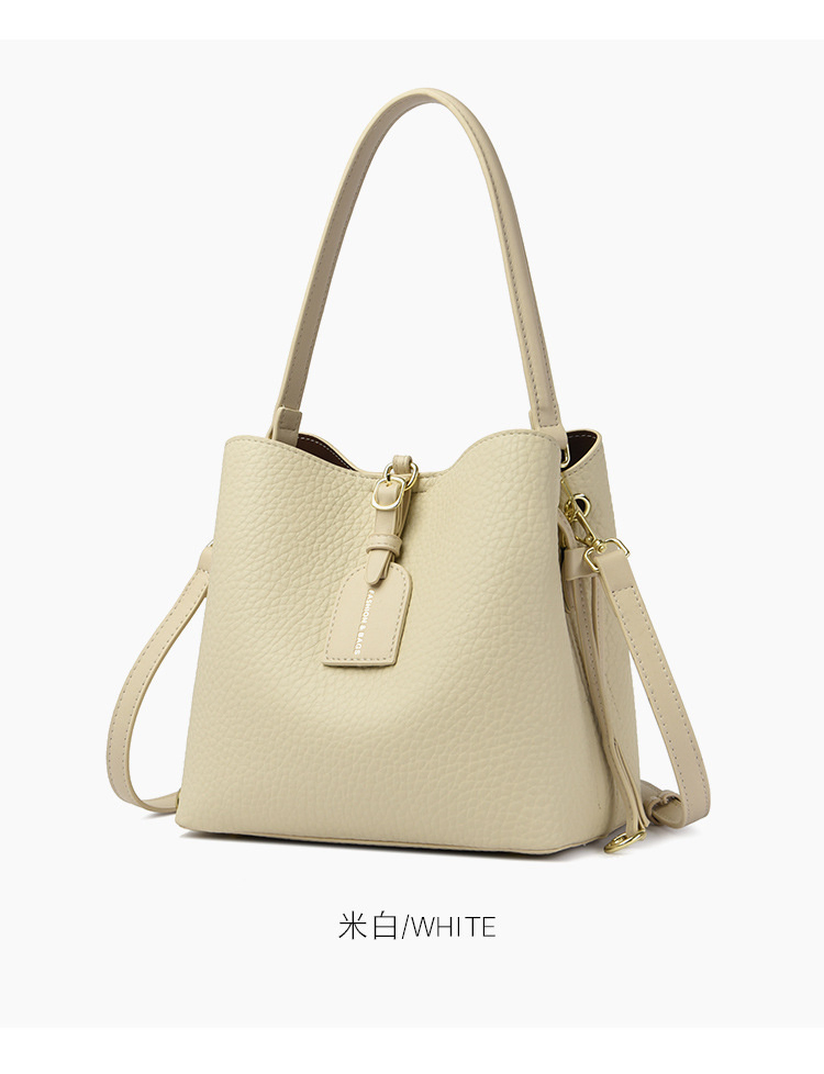 Bolsa Transversal Grande de Capacidade para Mulheres, Nova Moda, Bolsa Balde Simples para o Dia a Dia