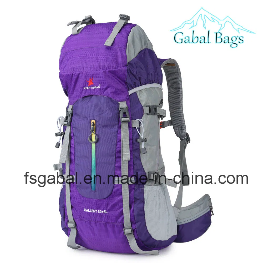 Mochila de Nylon Impermeável para Atividades ao Ar Livre, Caminhadas, Viagens, Trekking e Esportes
