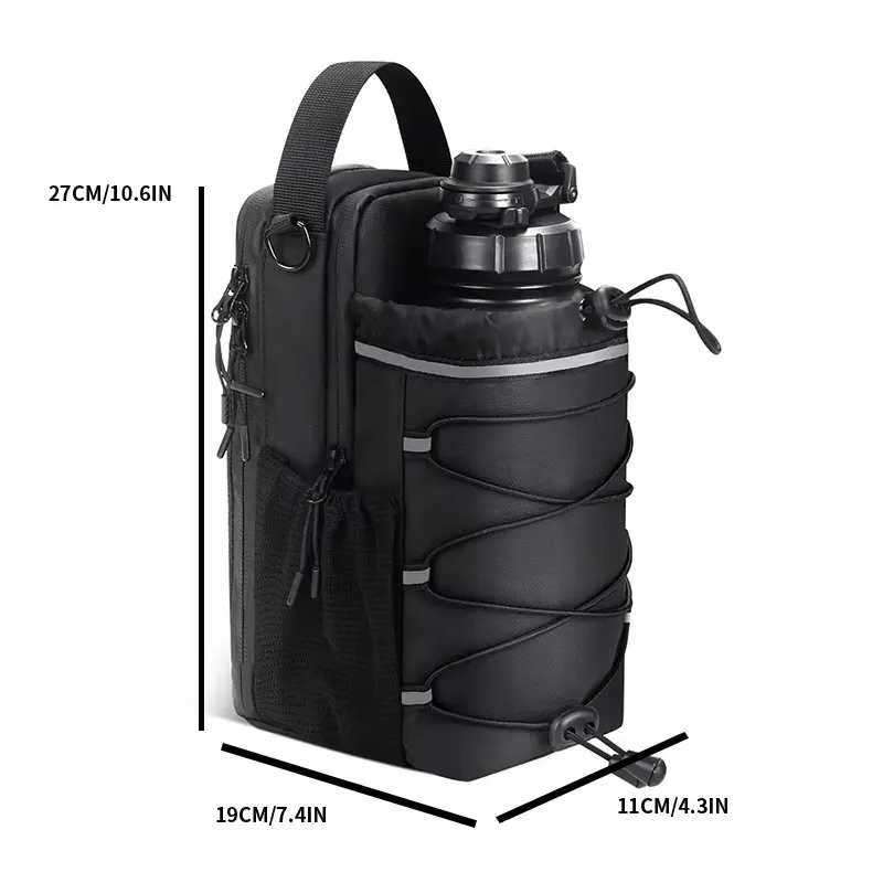 Bolsa de Ginástica Magnética Preta Novo Estilo Mochila de Treino