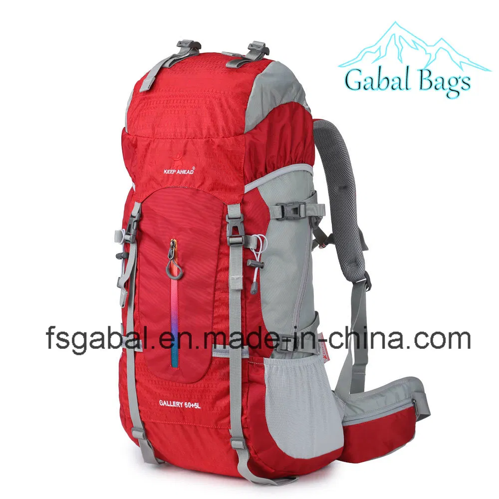 Mochila de Nylon Impermeável para Atividades ao Ar Livre, Caminhadas, Viagens, Trekking e Esportes