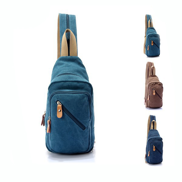 Mochila de Lona Vintage para Eventos Promocionais e Atacado