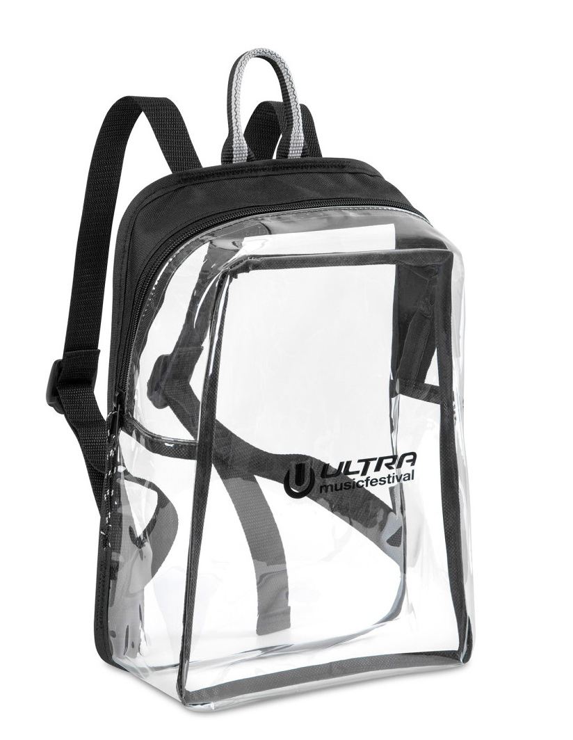 Mochila Mini Transparente Sigma - Transparente
