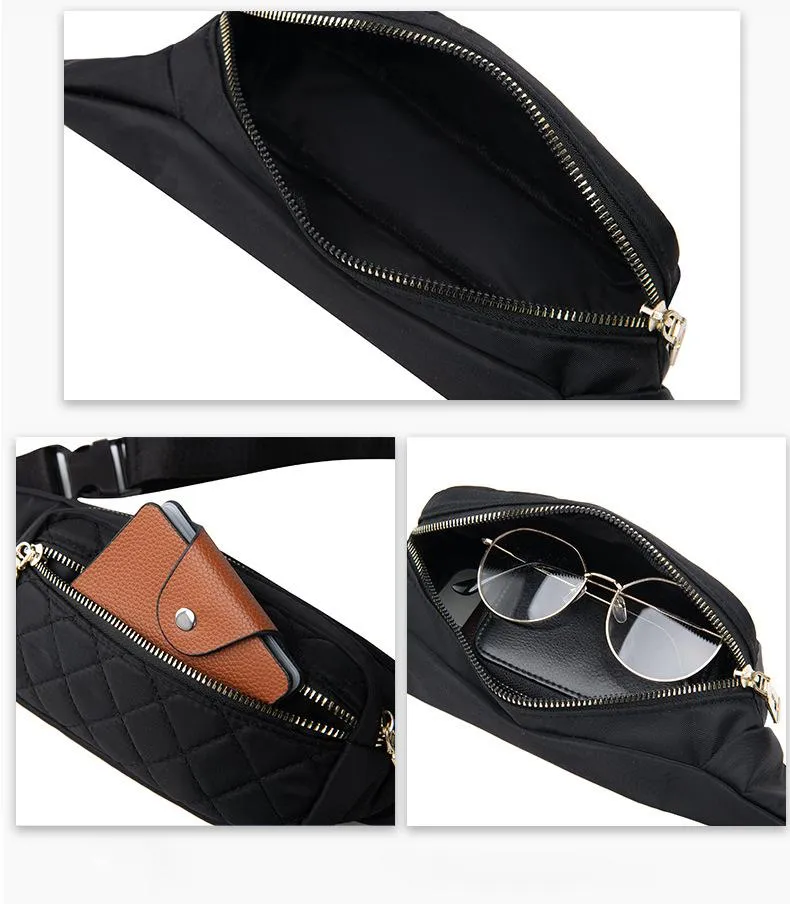 Bolsa de Cintura Fanny Pack para Celular, Bolsa de Peito para Mulheres, Bolsa Esportiva de Cintura
