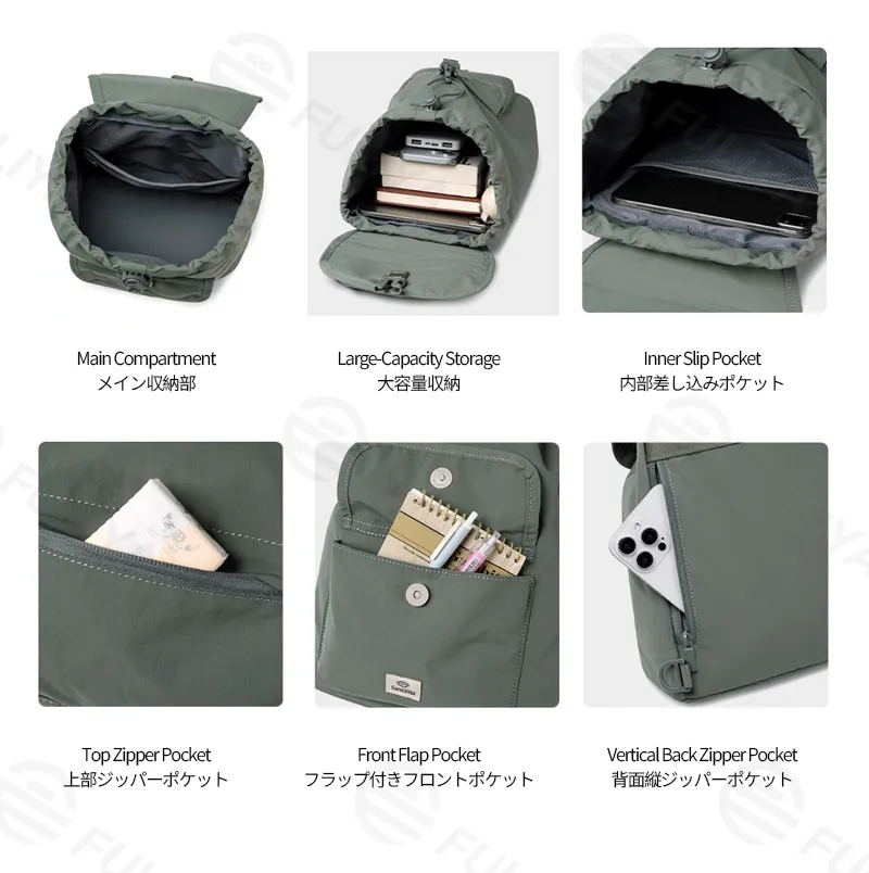 Bolsa Mochila de Ombro Única Mini Leve e Impermeável para Lazer ao Ar Livre, Ideal para Camping, Trekking e Caminhadas