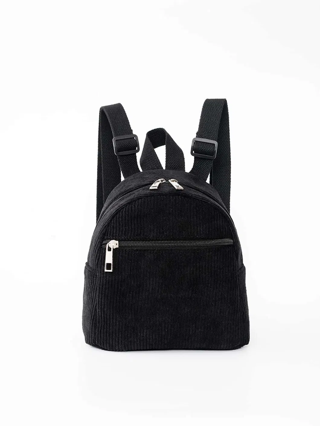 Mochila Mini de Corduroy Trendy para Mulheres e Adolescentes Estilosas