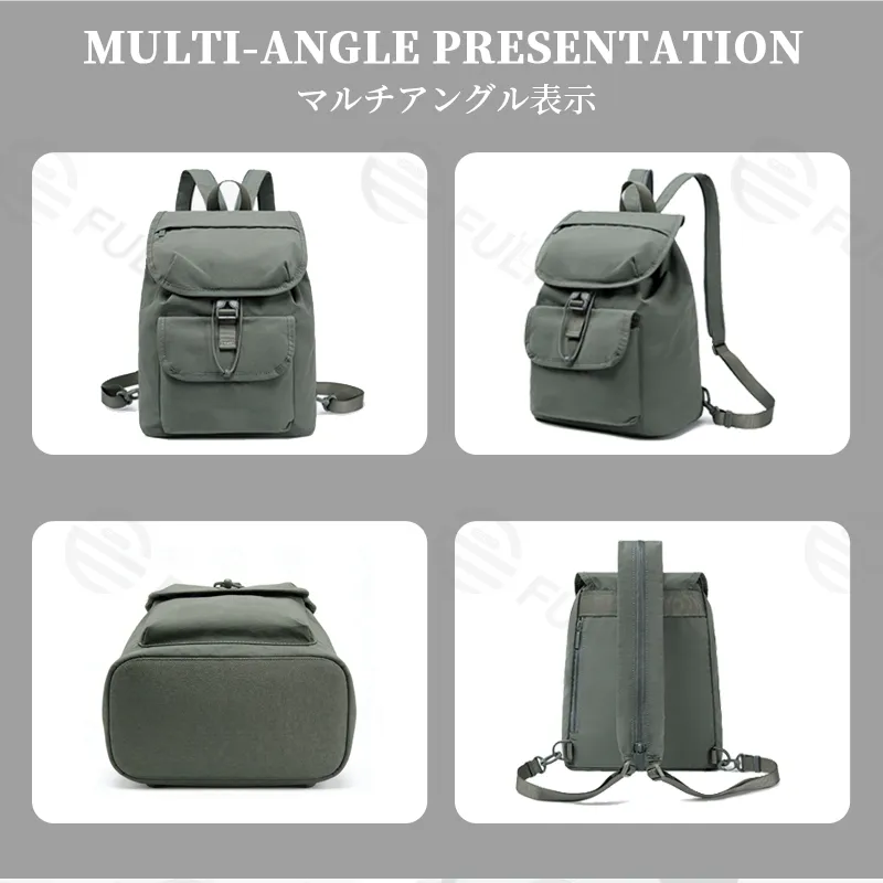 Bolsa Mochila de Ombro Única Mini Leve e Impermeável para Lazer ao Ar Livre, Ideal para Camping, Trekking e Caminhadas