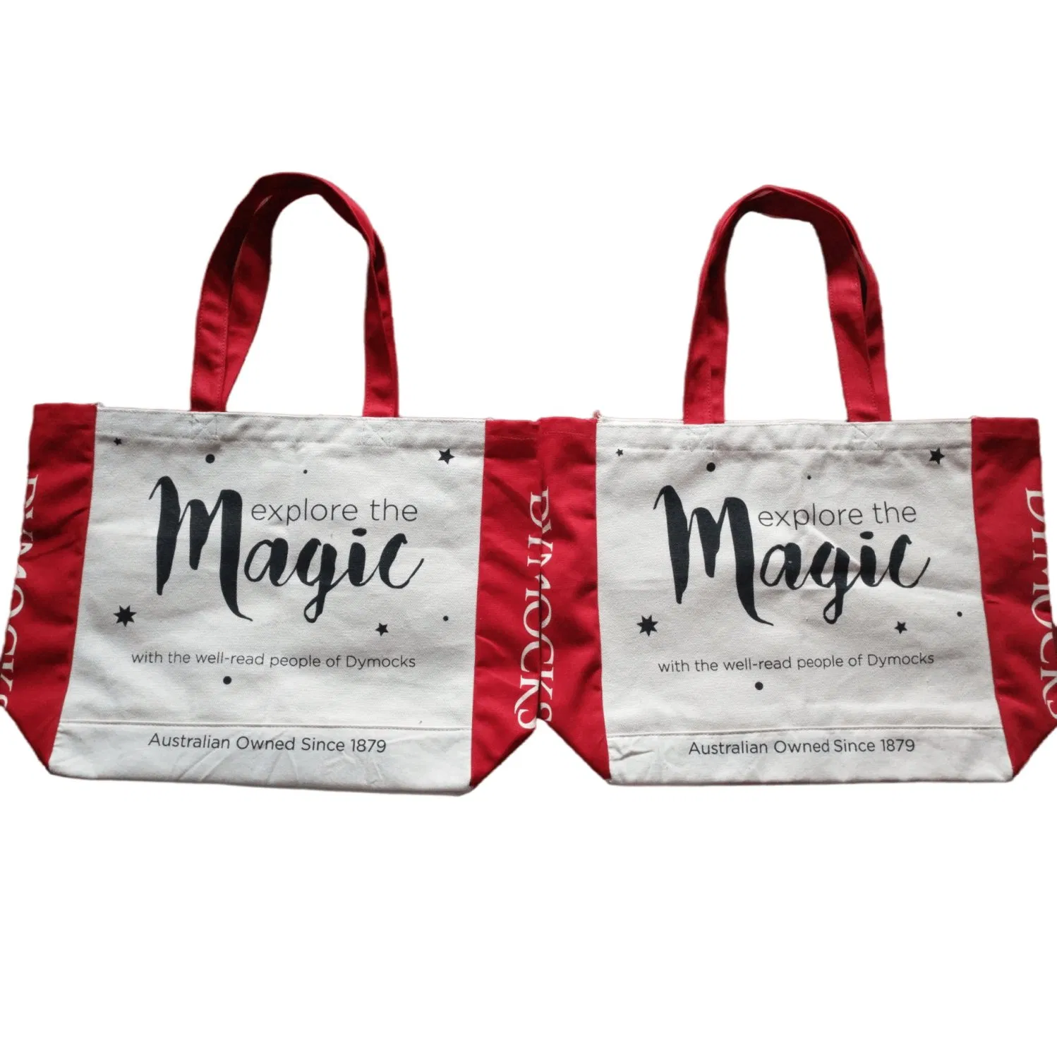 Saco de algodão personalizável para tarefas diárias e aventuras