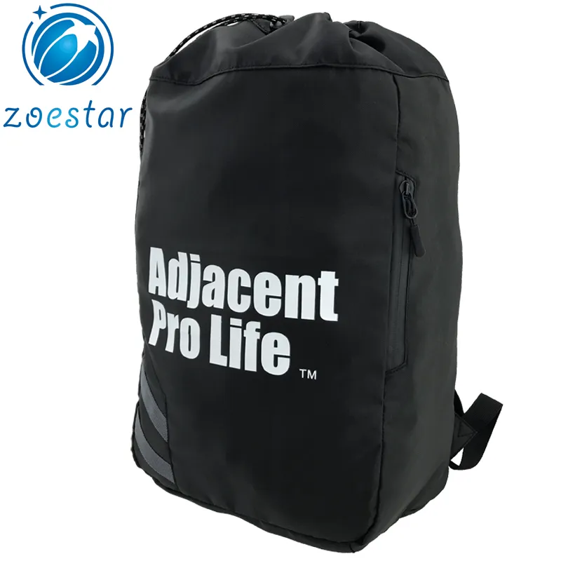 Exibição de Promoção Decoração Mochila de Poliéster Nylon Moda Esportiva Saco de Cordão