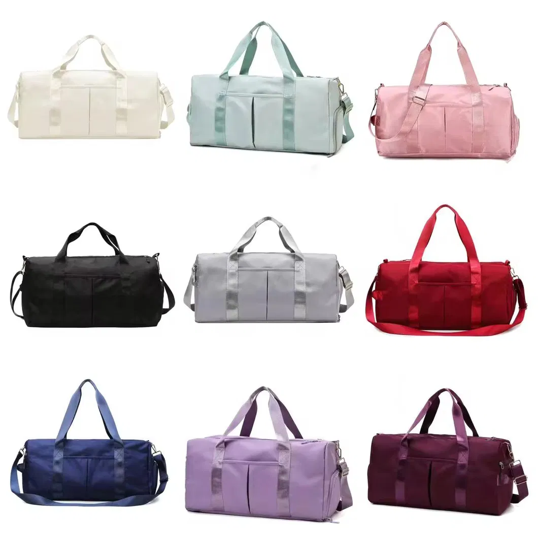 Bolsa de Esporte em Nylon com Logo Personalizado Grande Capacidade à Prova d'Água para Academia e Exercícios Físicos