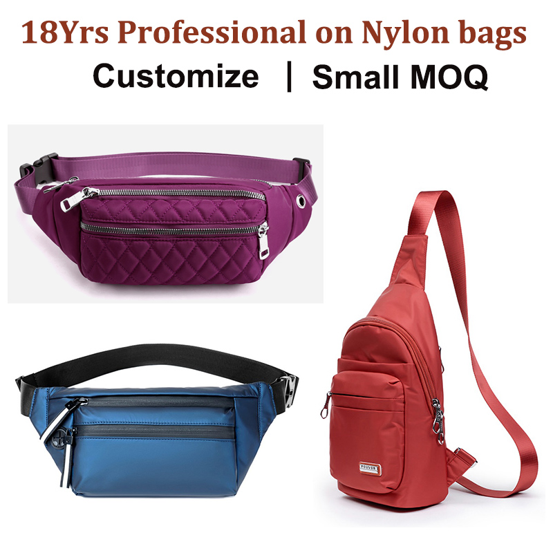 19 Yrs Bolsa Mini Crossbody Personalizada de Poliéster para Homem, Cintura, Ombro, Bum, Escalada, Bolsas para Telefone Móvel, Caminhada, Esporte, Pequena Bolsa de Crossover, Cinta de Algodão para Peito