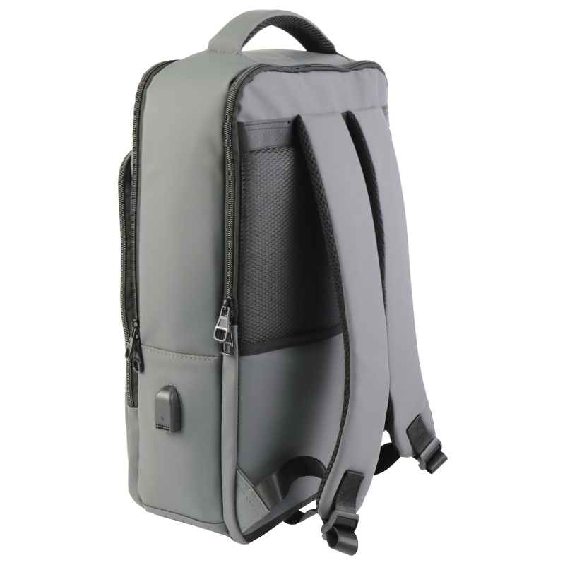 2025 Mochila Personalizada Grande à Prova d'Água 14 15 16 17 Polegadas USB para Computador Laptop Estilosa de Alta Qualidade em Couro PU para Viagem, Negócios e Escritório, Luxuosa para Homens