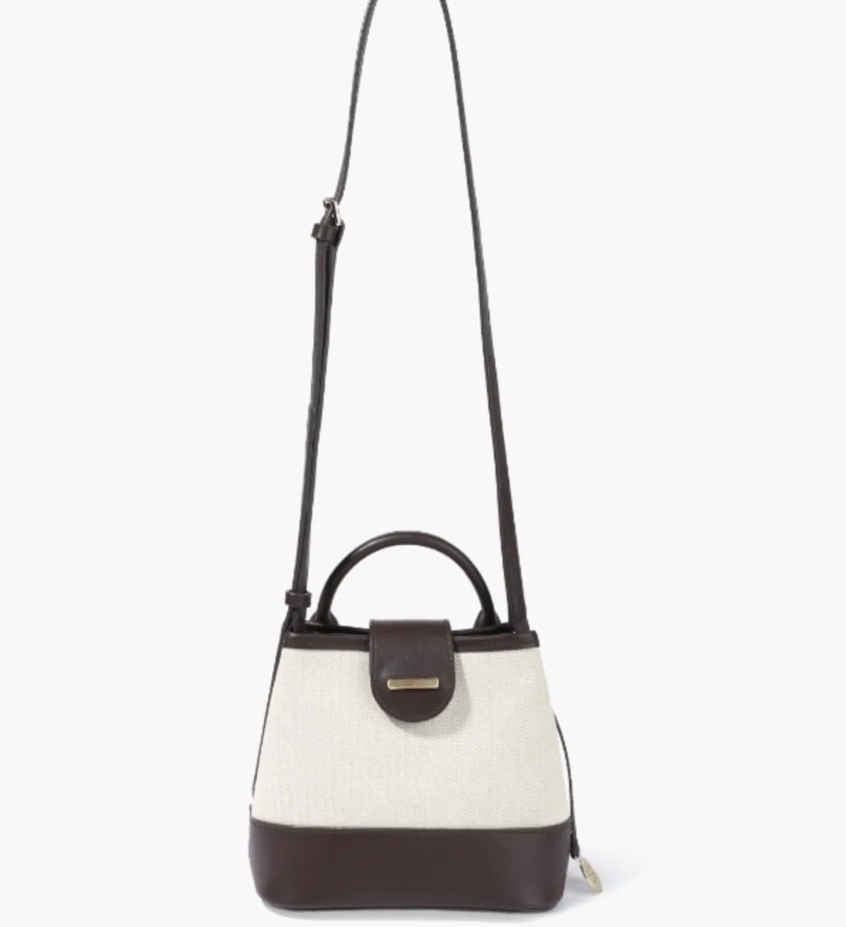 Bolsa de Ombro Mensageiro de Designer para Mulher, Bolsa Bucket de Couro PU, Compras Online, Bolsa Crossbody com Tecido Jacquard no Corpo
