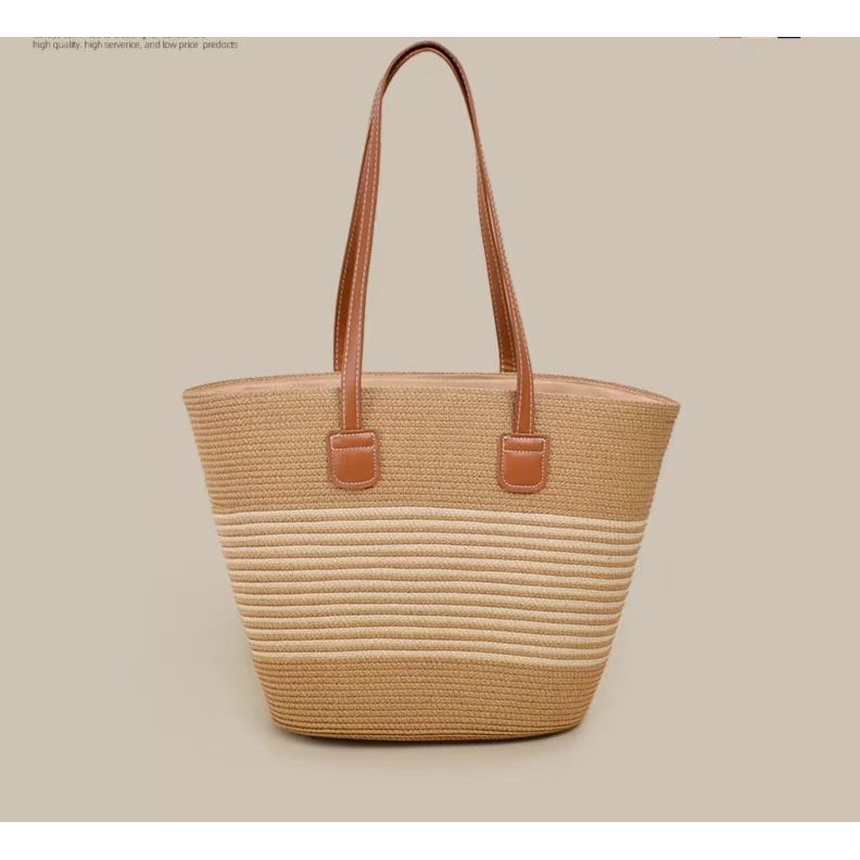 Bolsa de Praia de Palha Tote de Malha Woven Uma Bolsa Grande de Viagem Bolsa de Ombro Hobo Bolsas