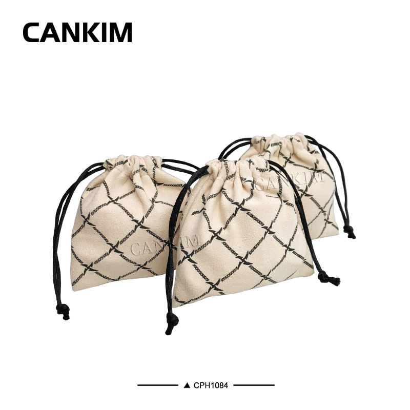 Novo Design Saco de Veludo com Cordão Pouch Armazenamento Embalagem Colar Saco de Joias Saco Antipoeira para Presentes Embalagem de Joias Pouch