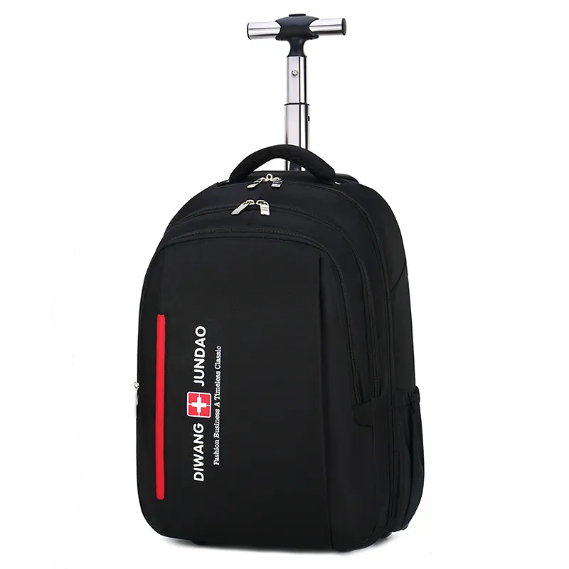 Mala de viagem com rodinhas à prova d'água para laptop de design de moda