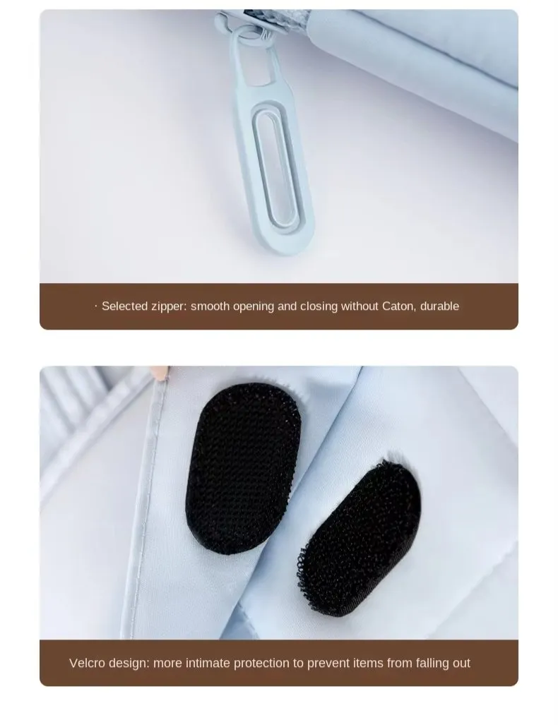 Bolsa de Ombro Slim Unissex Estilosa em Poliéster Durável, Impermeável, À Prova de Choque, com Múltos Compartimentos e Anti-Risco