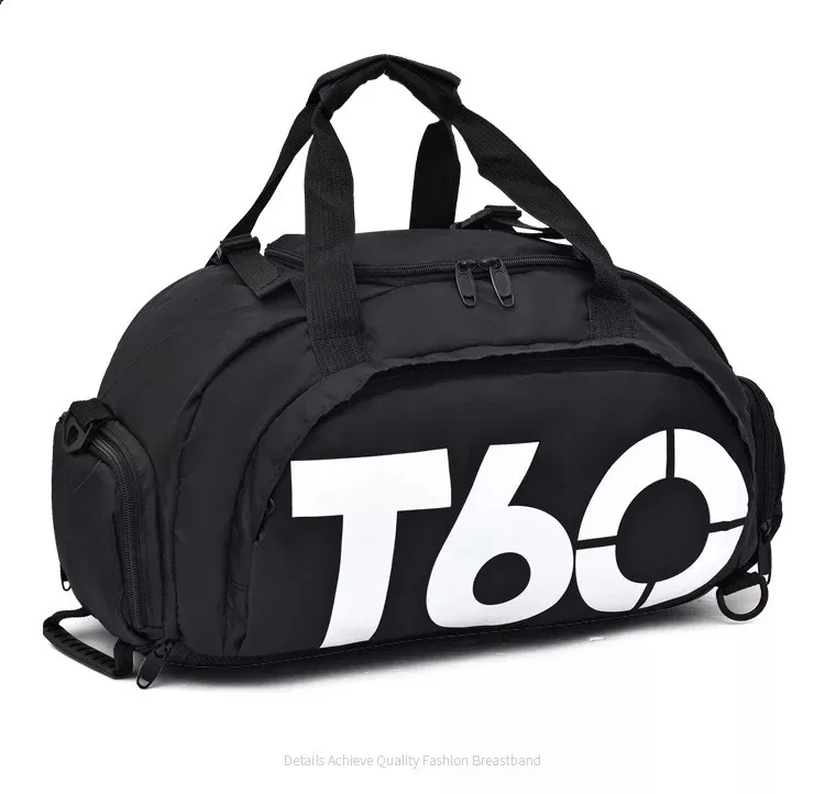 2022 Nova Bolsa de Viagem Personalizada para Fitness e Esportes ao Ar Livre com Compartimento para Roupas Molhadas e Bolsa de Viagem
