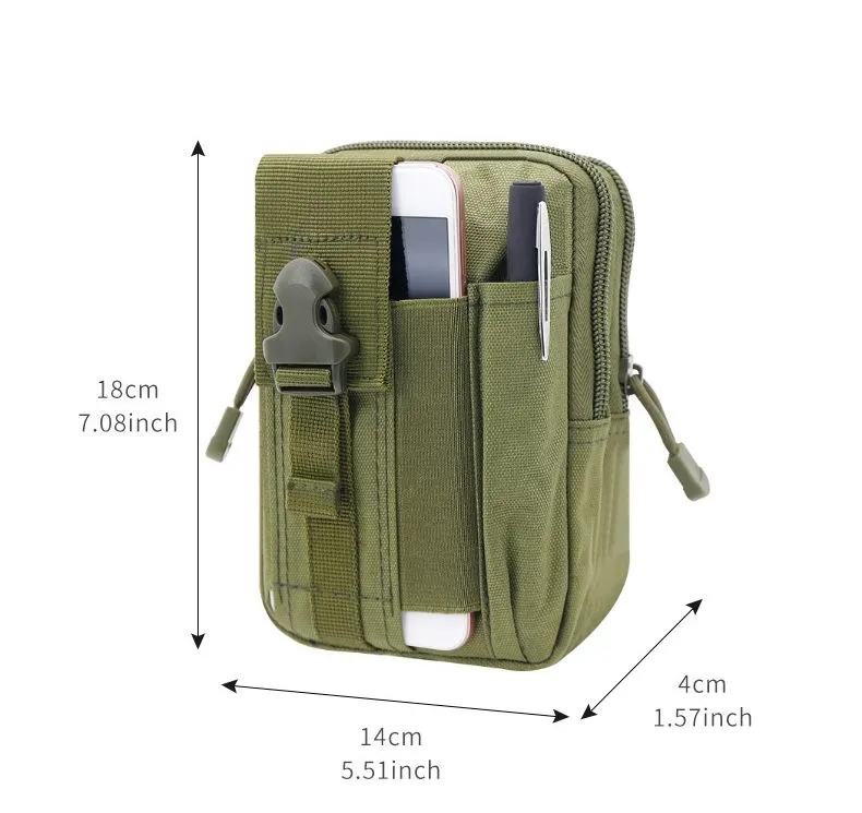 Bolsa Suspensa Multifuncional Molle para Esportes ao Ar Livre