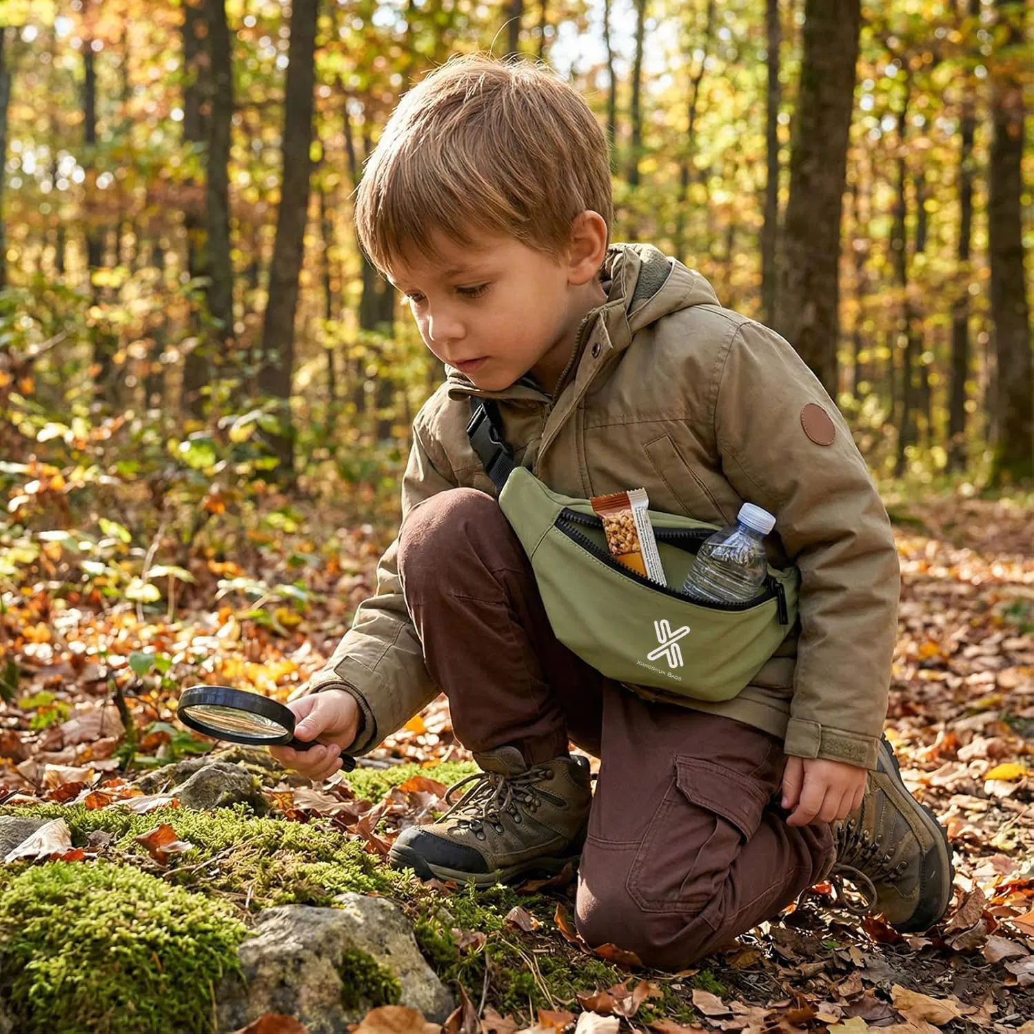 Mochila de Cintura para Crianças, Bolsa de Cintura Ajustável para Crianças, Mochila de Cintura Infantil Bonita e Fashionável