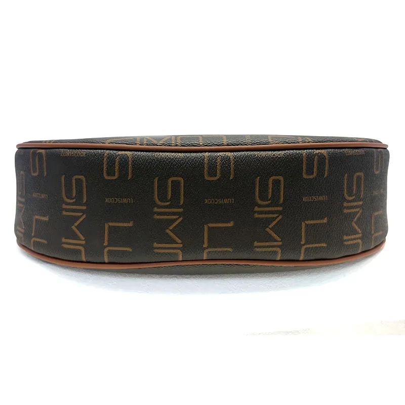 Bolsa Hobo de Couro Vintage com Alça Ajustável para Uso Diário