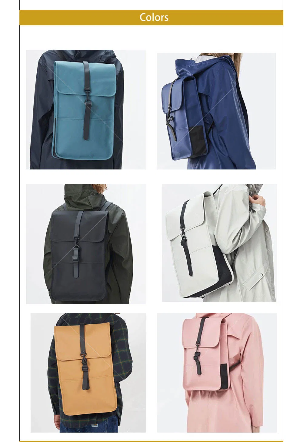 Mochila Moderna de Couro para Notebook à Prova d'Água, Mochila Escolar à Prova d'Água, Mochila Personalizada, Mochila para Negócios