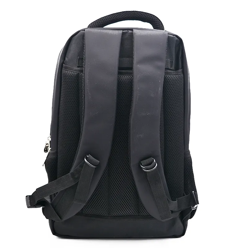 Mochila de Nylon Preto à Prova d'Água para Laptop com Rodas