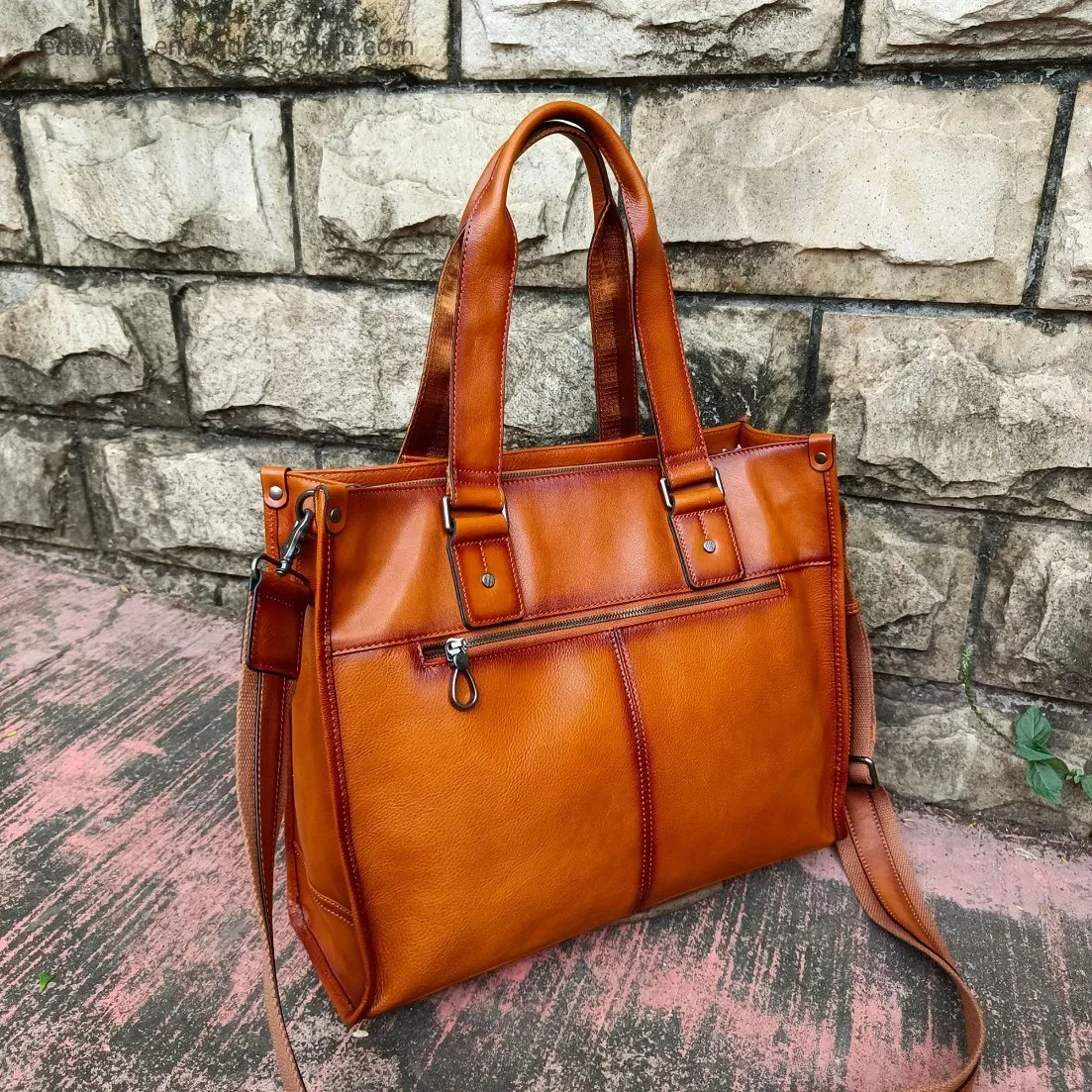 Mala Mensageiro para Laptop de Moda Quente Preço de Fábrica Design Vintage com Bolsa de Laptop em Couro Bolsa de Ombro RS-Ypsy-6235