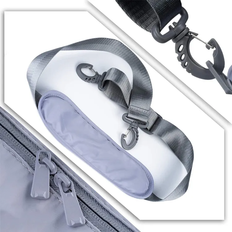 Bolsa de Ginástica para Esportes, Bolsa de Viagem com Compartimento para Calçados e Bolso para Roupas Molhadas