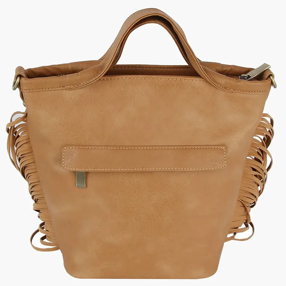 Bolsa Transversal de Estilo Fashion Fringe para Uso Diário Elegante