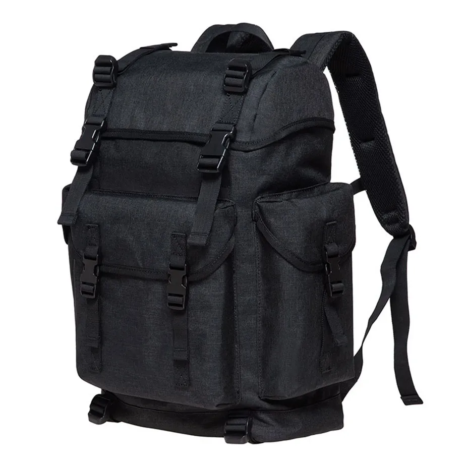 Nova Mochila Casual Estilosa Grande - Capacidade Retro Bolsa de Lona