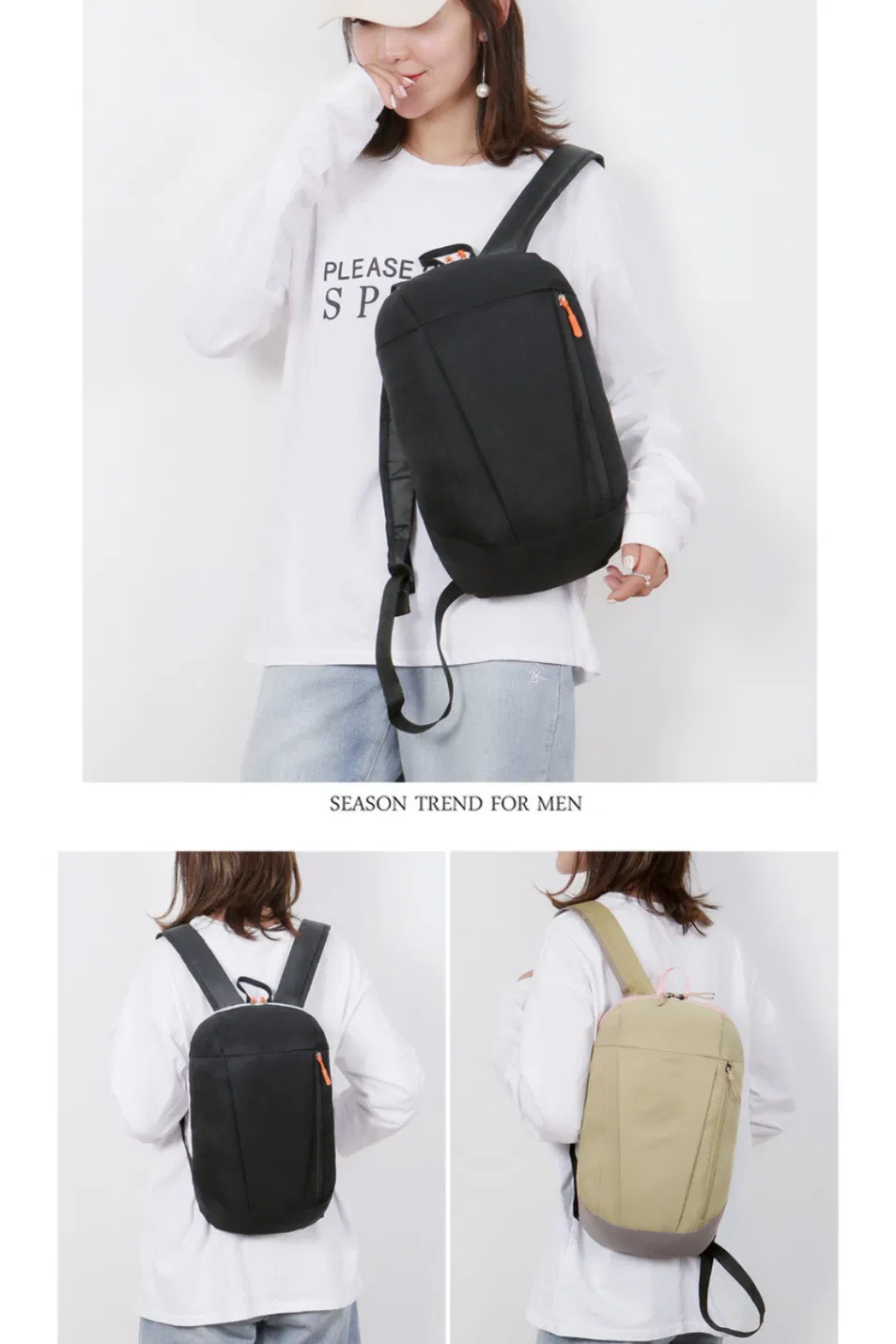 Mochila Mini Adorável para Meninas com Bolso para Telefone