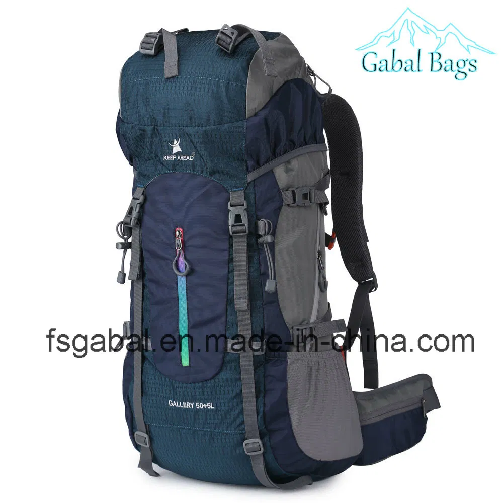 Mochila de Nylon Impermeável para Atividades ao Ar Livre, Caminhadas, Viagens, Trekking e Esportes