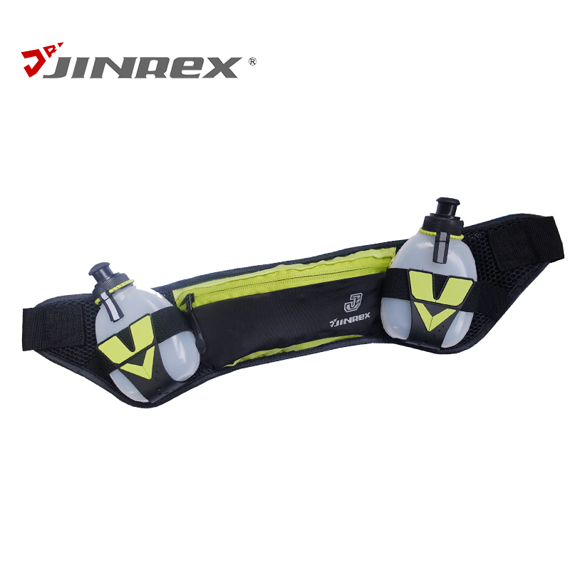 Bolsa de Cintura para Esportes ao Ar Livre em LDPE com Suporte para Hidratação e Dois Porta-Botões