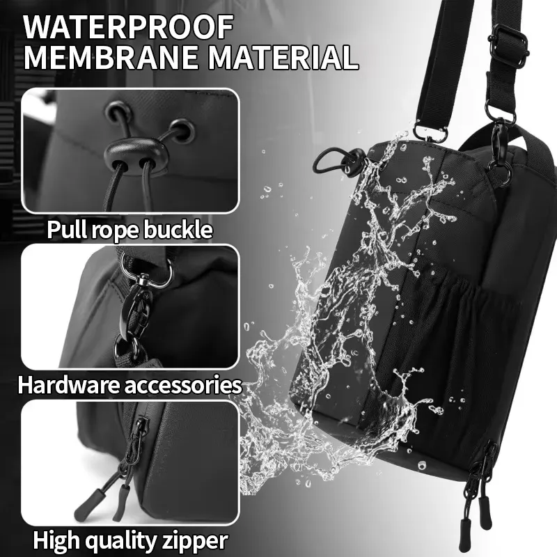 Bolsa de Ginástica Magnética Preta Novo Estilo Mochila de Treino