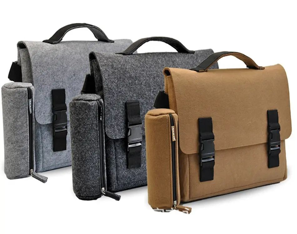 Bolsa de Couro Respirável para Laptop Xianghui Fashion Personalizada para Negócios Masculinos