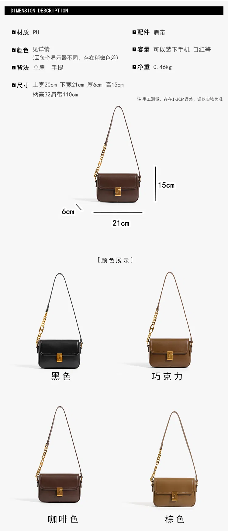 Bolsas Tote Femininas, Bolsas de Mão, Couro de Alta Qualidade