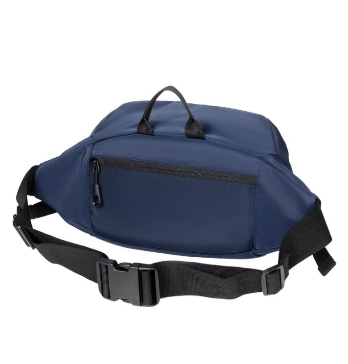 Bolsa Crossbody Resistente à Água, Bolsa de Cintura com Múltiplos Bolsos e Alça Ajustável