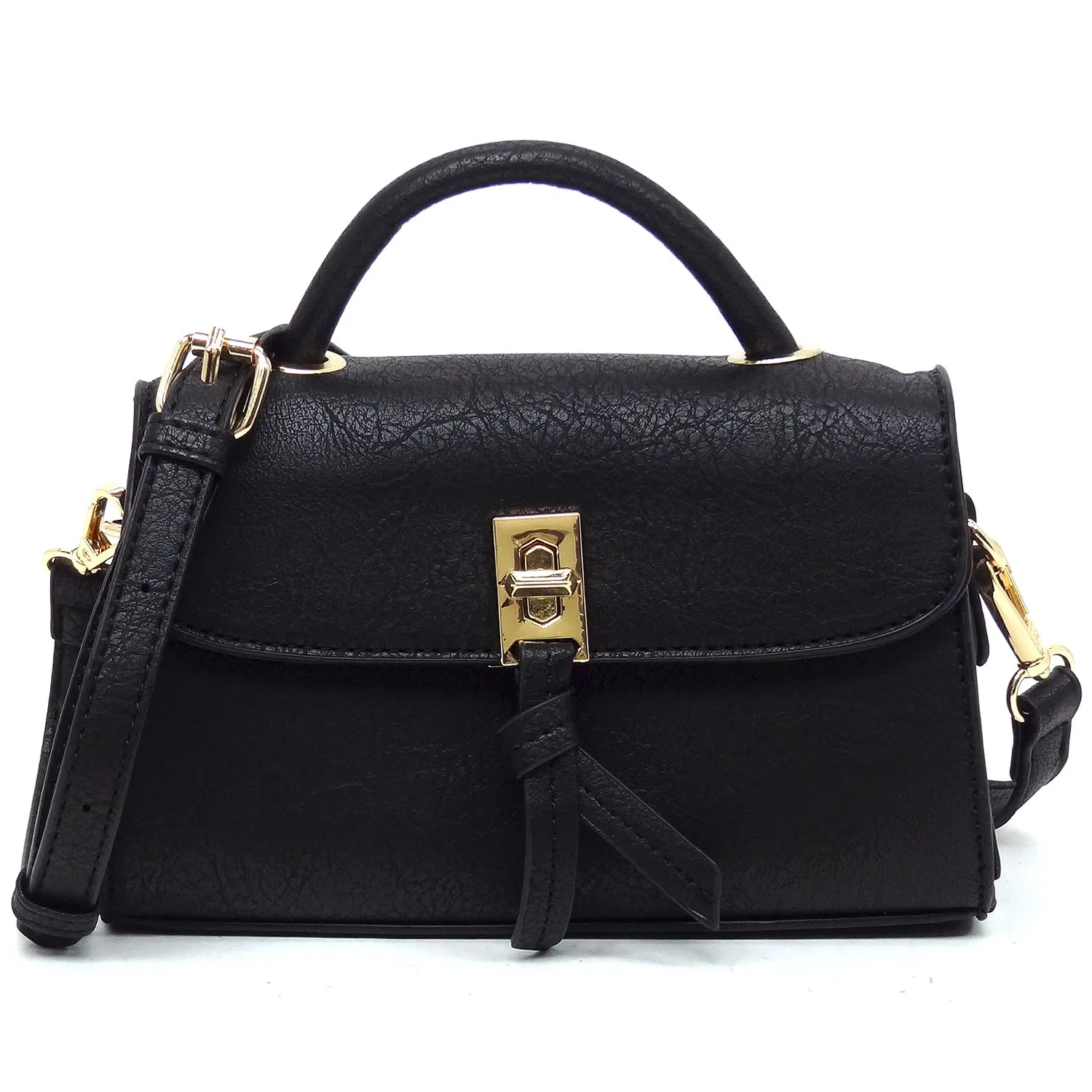 Bolsa Transversal com Fecho Estiloso para Mulheres Modernas