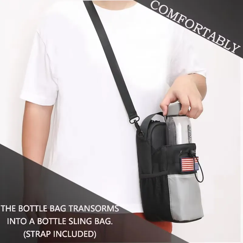 Bolsa de Água Magnética da Moda para Academia, Bolsa de Armazenamento para Telefone Esportivo Multifuncional, Bolsa Crossbody Portátil para Fitness