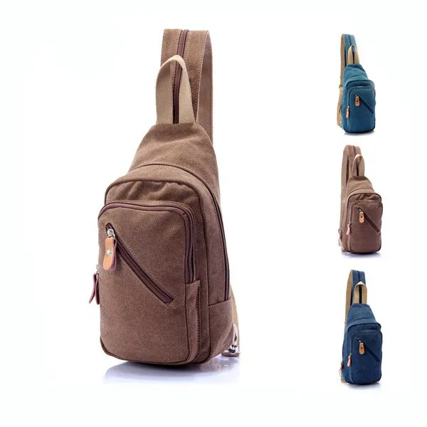 Mochila de Lona Vintage para Eventos Promocionais e Atacado