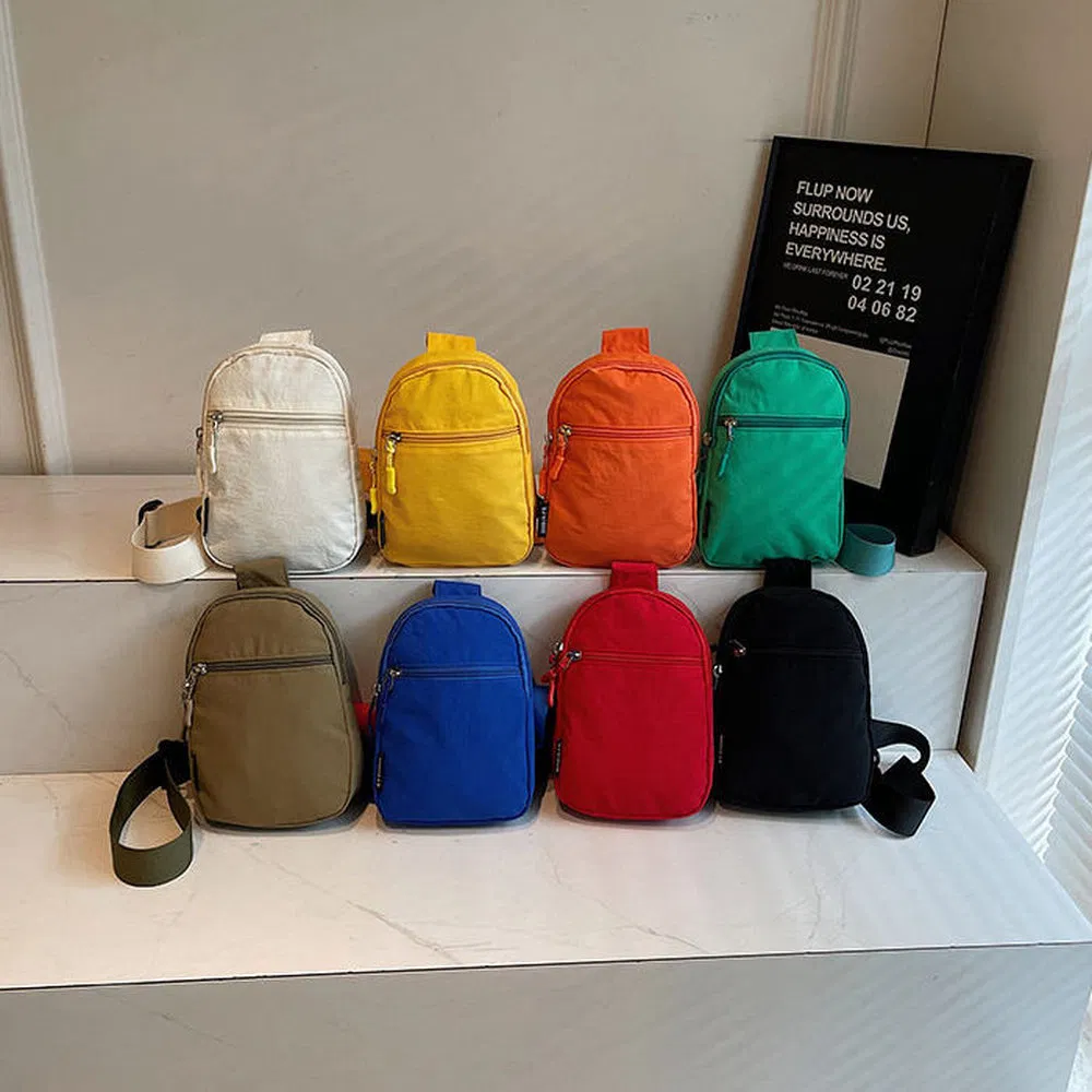 Bolsa de Ombro Cruzada de Luxo em Lona Personalizada de Alta Qualidade para Passeios na Cidade