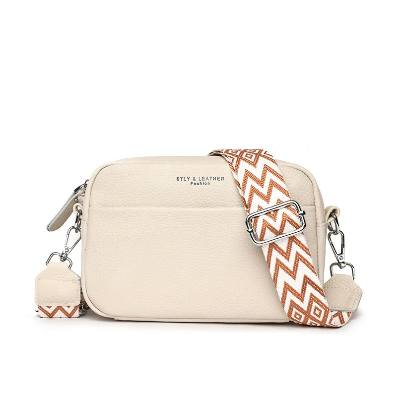 Bolsa Mensageiro de Couro PU para Celular, Moda, Uso Diário, Pequena Bolsa Quadrada para Ombro