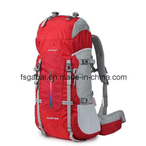 Mochila de Nylon Impermeável para Atividades ao Ar Livre, Caminhadas, Viagens, Trekking e Esportes