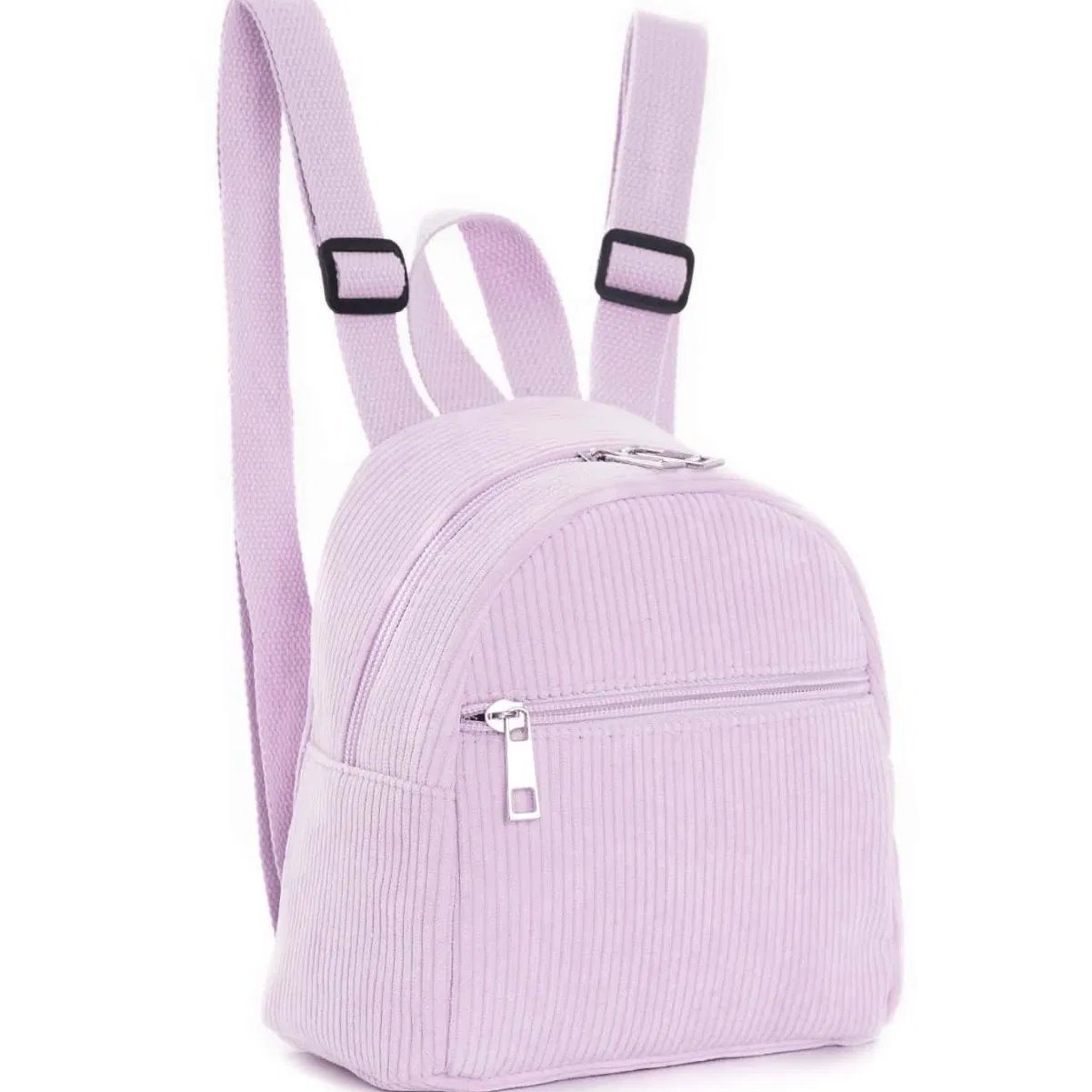 Mochila Mini de Corduroy Trendy para Mulheres e Adolescentes Estilosas