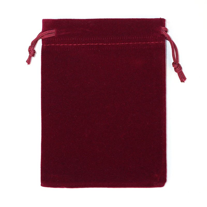 Bolsa de Veludo Pequena e Portátil para Viagem, Saco de Joias com Cordão, Pochete de Cosméticos, Bolsa de Veludo Personalizada