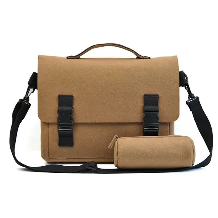 Bolsa de Couro Respirável para Laptop Xianghui Fashion Personalizada para Negócios Masculinos