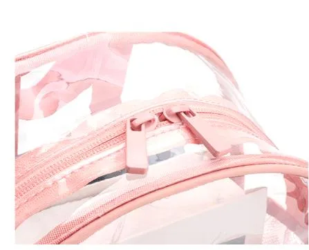 Mochila Mini Transparente de Moda para Meninas Crianças