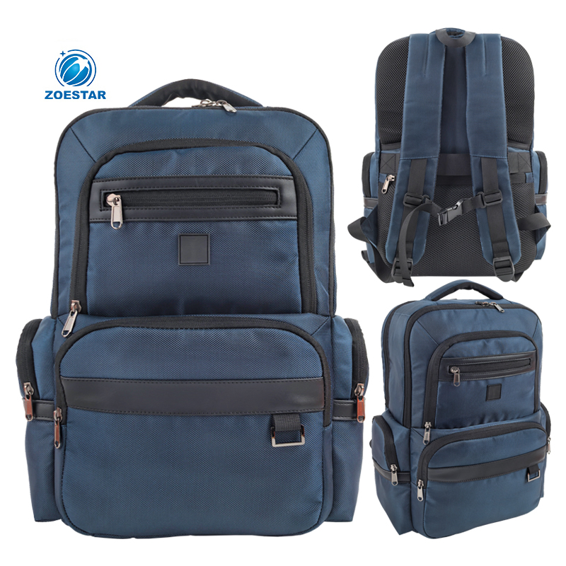 Mochila Executiva Premium Estilosa em Couro PU com Bolsa de Poliéster para Laptop para Profissionais